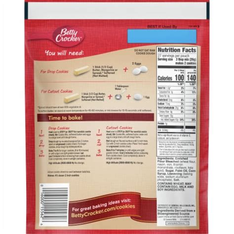 Betty Crocker Sugar Cookie Mix, 24.5 oz - Kroger