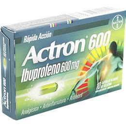 Actron C Psulas De Gelatina Blanda Infomerc Vadem Cum Farmac Utico