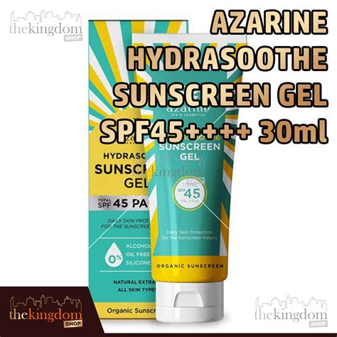 Jual Azarine Hydrasoothe Sunscreen Gel Spf Pa Ml Shopee