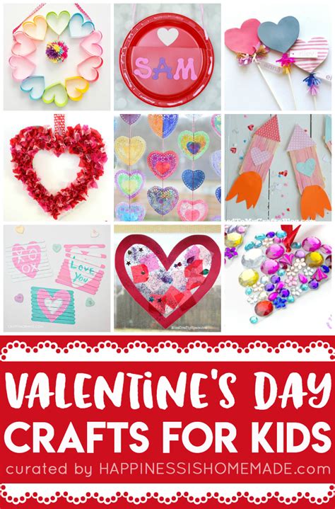 20+ Easy Valentine Crafts for Kids - Happiness is Homemade