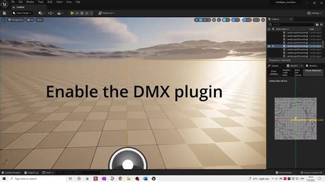 Unreal Engine Dmx Dmxlights Prerequisites Youtube