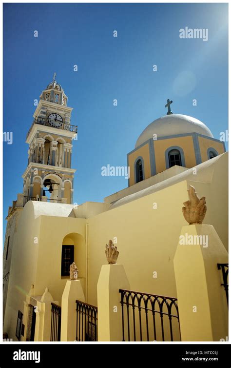 Santorini Island Greece Stock Photo Alamy