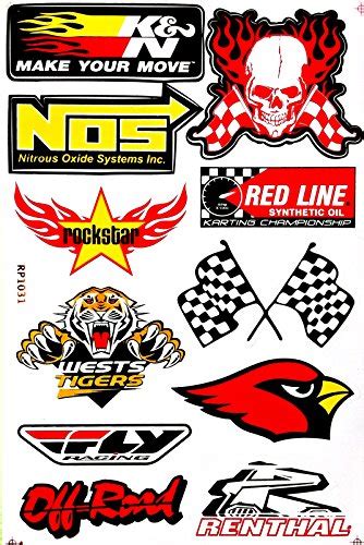 Cars Motorsport Nos Hot Rod Drag Racing Lot Vinyl Graphic Decals