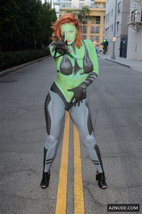 Maitland Ward Nude In Character Named Vetra By Airbrush Artist Luciano Paesani AZNude