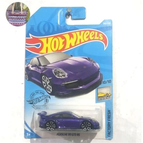 Ungu Hot Wheels Porsche Gt Rs Purple Purple Shopee Malaysia