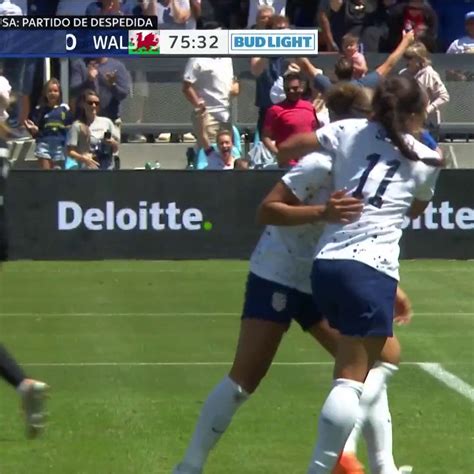 Nbc Sports Soccer On Twitter Trinity Rodman Opens The Scoring For The