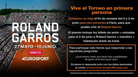 Gana Entradas A Roland Garros Para El De Junio