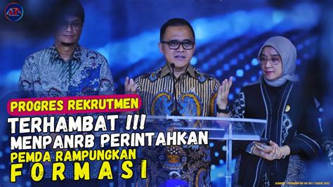 REKURTMEN HONORER TERHAMBAT MenpanRB Minta PEMDA Segera Rampungkan