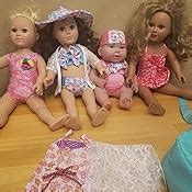 Amazon Zita Element Sets Bikini Swimwear Swimsuits For American Inch Girl Doll And