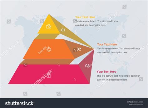 Infographic Template Pyramid Style Free Vector Stock Vector (Royalty Free) 1903648987 | Shutterstock