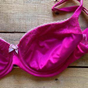 Victoria S Secret Intimates Sleepwear Euc Victoria Secret Hot Pink Demi Lace Bra Poshmark