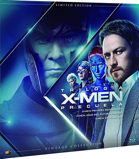 Trilog A X Men Precuela Vinilo Vintage Collection Blu Ray