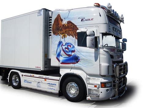 Herpa Scania R Tl Zugmaschine Trio Trans Power Eagle