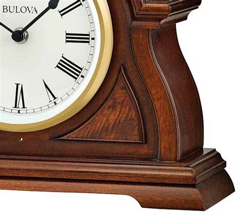 Bulova B Bostonian Chiming Mantel Clock The Clock Depot