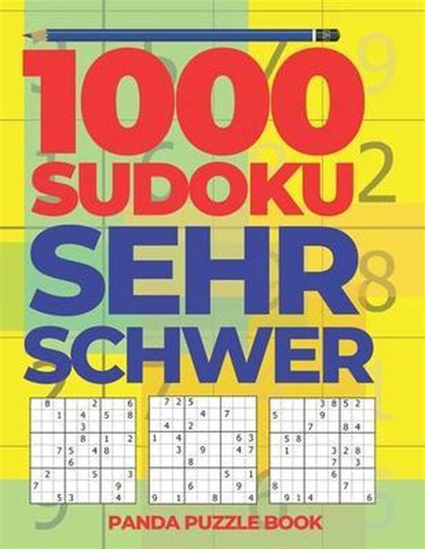 Sudoku Sehr Schwer Panda Puzzle Book Boeken