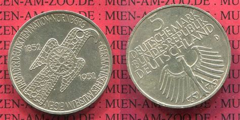 Bundesrepublik Deutschland Germany Frg Dm Gedenkm Nze Silber Dm