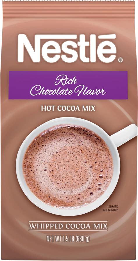 Amazon Nestle Hot Chocolate Packets Milk Chocolate Flavor Hot Cocoa Mix Made With Real