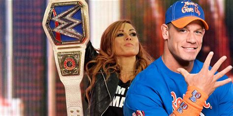 Wwe Smackdown Becky Lynch Gets Physical With John Cena