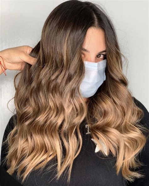 Mechas Miel Doorado Mechas Balayage Cabello Color Miel Balayage