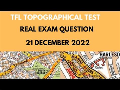 TFL Topographical Test Real Exam Questions December 2022 TFL