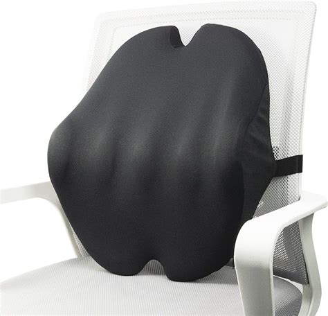 Foamula Lumbar Support Pillow Back Support Pillow For Chair Memory Foam Car Seat