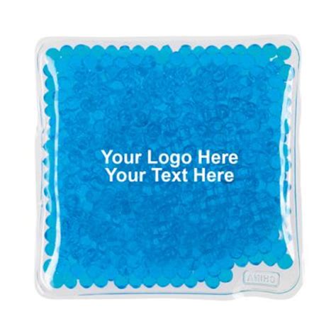 Custom Printed Square Gel Beads Hot And Cold Packs Hot Cold Packs