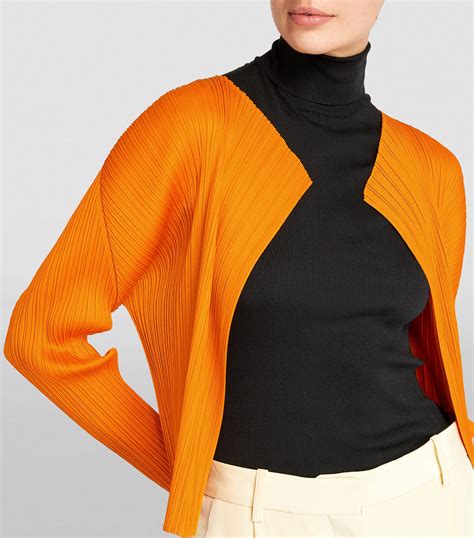 Pleats Please Issey Miyake Orange Pleated Monthly Colors August