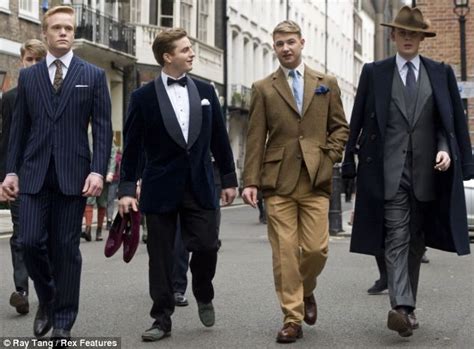 How To Dress Like Downton Abbey Savile Row Tailors Showcase Outfits Of