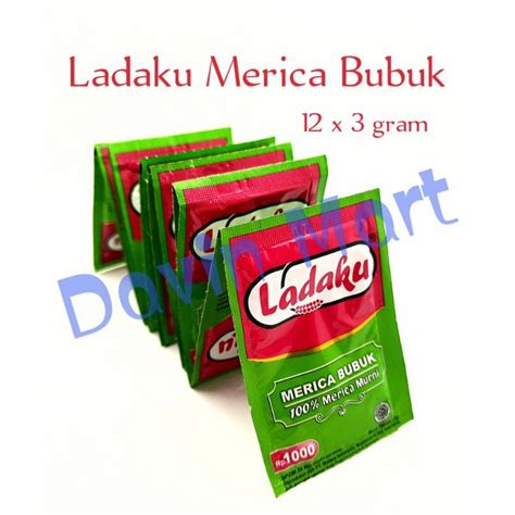 Jual Ladaku Merica Bubuk Renceng 12 Sachet 3 Gram Shopee Indonesia