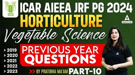 ICAR JRF Horticulture Previous Year Question Paper ICAR AIEEA JRF PG