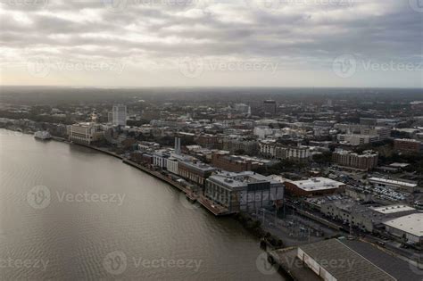 Savannah City Skyline - Georgia 25462267 Stock Photo at Vecteezy