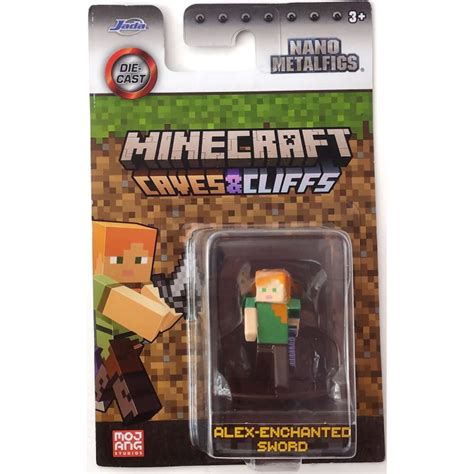 Minecraft Tekli Paket Nano Fig Rler Alex Enchanted Sword Marstoys