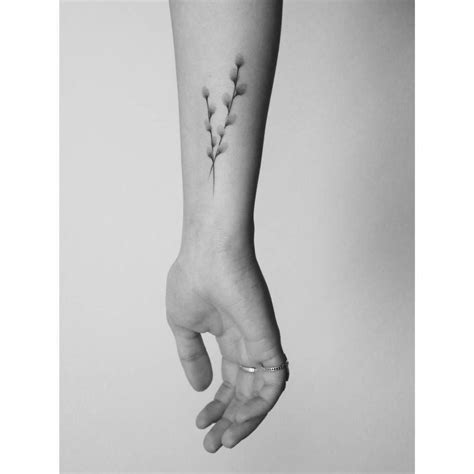 Hand Poked Pussy Willow Tattoo Artofit