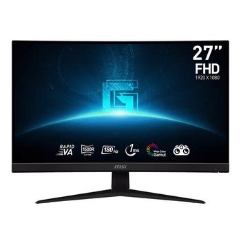 MSI 27" G27C4 E3 180Hz 1ms HDMI DP Adaptive Sync FHD Rapid VA Gaming ...