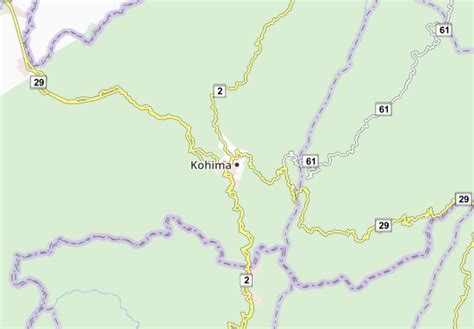 MICHELIN Kohima map - ViaMichelin