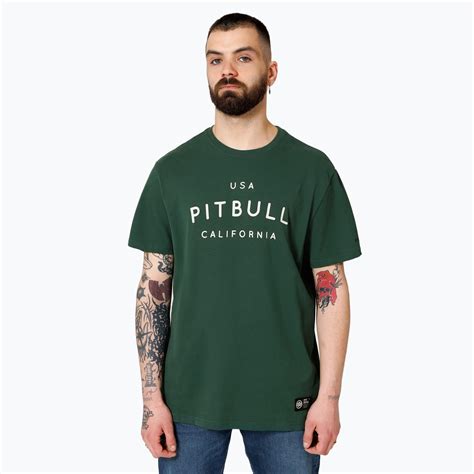 Koszulka męska Pitbull Usa Cal green - taternik-sklep