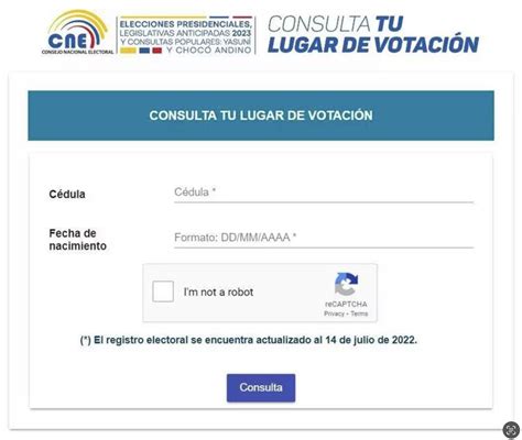 Cómo Consultar Mi Mesa De Votación Para Las Elecciones 2023 En Ecuador