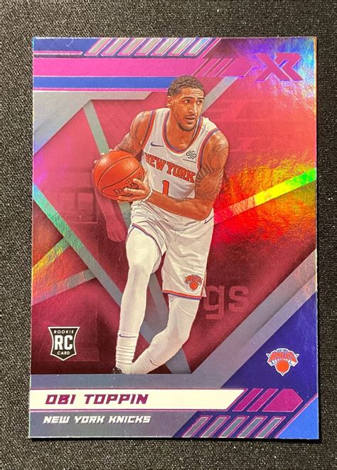 Panini Chronicles Xr Pink Prizm Refractor Obi Toppin Rookie