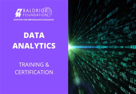 Baldrige Data Analytics Certification Six Sigma Certification And