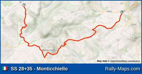 Ss Monticchiello Stage Map Rallye Sanremo Wrc