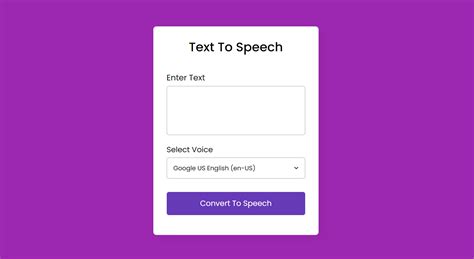 Github Divscode Text To Speech Converter In Html Css Javascript