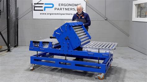 Portable Parts Conveyor Flipper Table YouTube