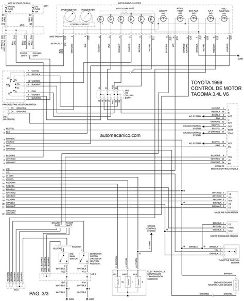 Diagrama De Motor De Tacoma Toyota Tacoma Engine D