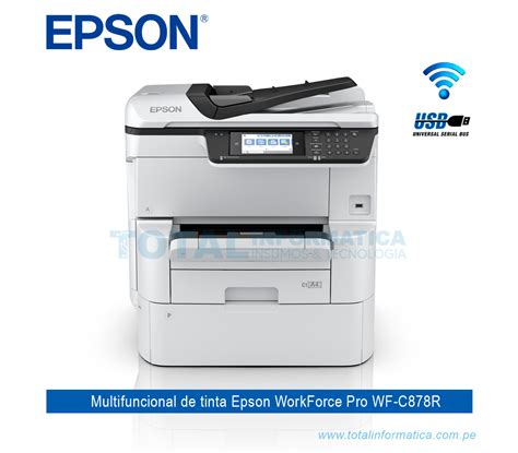 Multifunional Epson Workforce Pro Wf C R Color Inyecci N Wifi