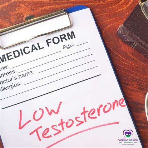 Symptoms And Treatments For Low Testosterone Vibrant Health Of Colorado