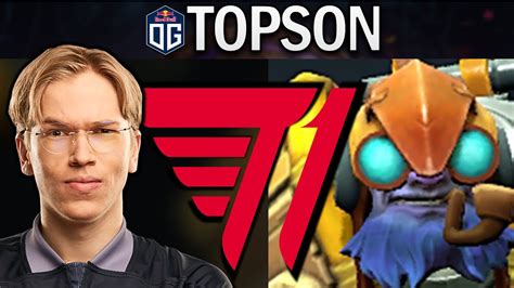 Og Topson Tinker Vs T Ti Dota Gameplay Youtube