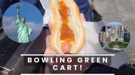 Best Hot Dogs In Nyc From Bowling Greens Famous Hot Dog Cart Nyc