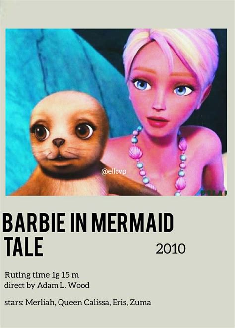 Barbie In Mermaid Tale Poster Posters De Filmes Minimalistas