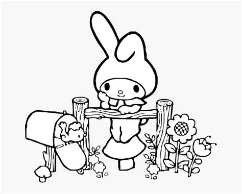 My Melody Coloring Page