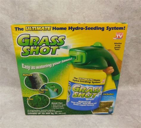 Grass Shot Ultimate Home Lawn Hydro Seeding System New Ebay